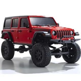 【KYOSHO京商】32521R KYOSHO MINI-Z 4×4 Jeep☆ 牧馬人 Rubicon 烈焰紅附遙控器全套組(MINI-Z)