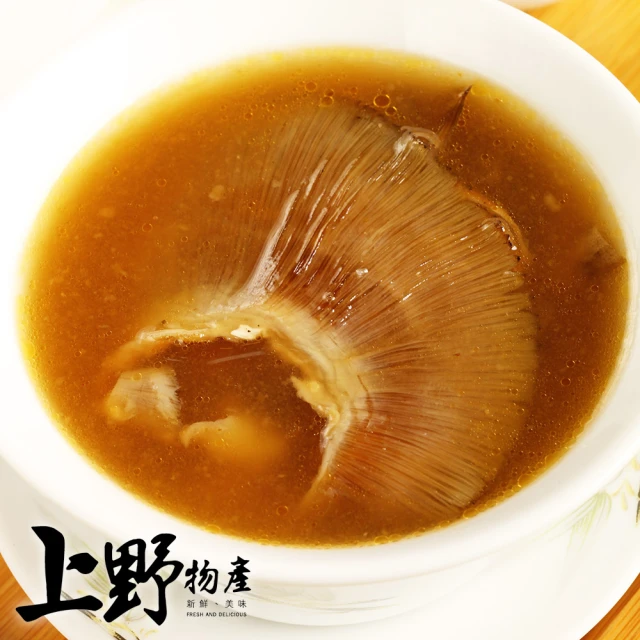 上野物產 台灣產 Q彈龍鳳魚翅金湯組2組(2100g±10%/魚翅+湯/組)