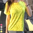 【Amhome】迷彩短袖跑步健身瑜珈修身顯瘦T恤透氣罩衫運動上衣#112107現貨+預購(4色)