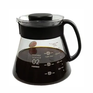 【HARIO】V60經典耐熱玻璃咖啡壺600ml(XVD-60B)