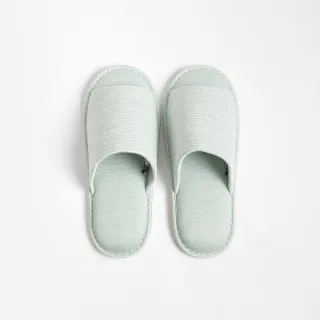 【HOLA】SNOW TOUCH 涼感拖鞋-條紋綠XL