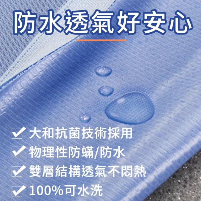 【LooCa】抗菌防蹣防水11cm記憶床墊(單大3.5尺)
