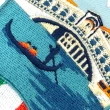 【A-ONE 匯旺】義大利 威尼斯 水都 背膠刺繡布章 打卡地標 貼布 布標 燙貼 徽章 肩章 識(NO.270)