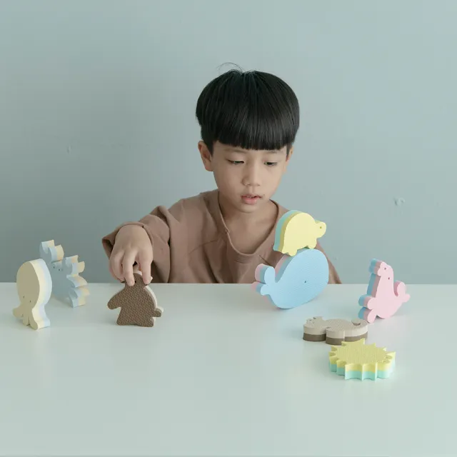 【PatoPato】知育玩具 - 海洋生物配對拼圖(想像創造 手眼協調 發揮創意)