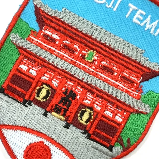【A-ONE 匯旺】日本 東京 淺草寺 外套電繡士氣章 INS打卡地標 貼章 補丁貼 燙布貼 徽章(NO.298)