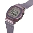 【CASIO 卡西歐】G-SHOCK 經典方型金屬錶殼 半透明錶帶 電子錶(紫 GM-S5600MF-6)