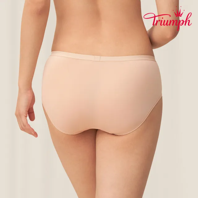【Triumph 黛安芬】自在零著感系列基本款 中腰平口內褲 M-EL(知性裸)