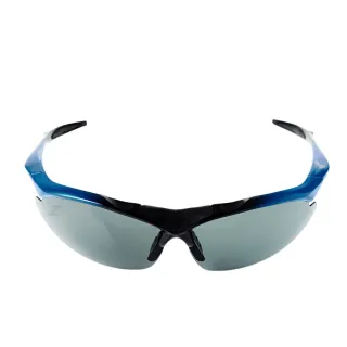 【Z-POLS】黑藍漸層高階TR90框體材質 搭載Polarized頂級偏光運動眼鏡(輕巧彈性配戴舒適抗UV400)