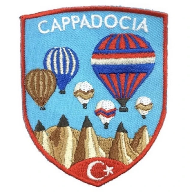 【A-ONE 匯旺】土耳其 卡帕多奇亞 熱氣球 旅遊 PATCH 刺繡背膠補丁 袖標 INS打卡地(NO.289)