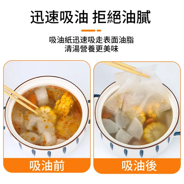 【Dagebeno荷生活】優選材質保鮮盒專用油切紙食物湯品火鍋吸油紙氣炸鍋去油墊(五入)