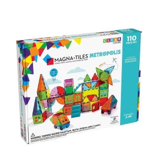 【Magna-Tiles】都市磁力積木110片