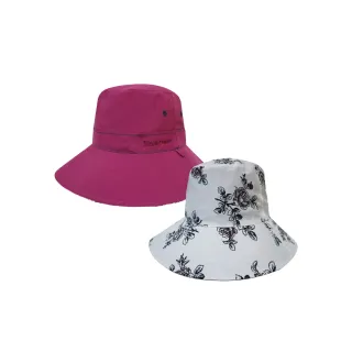 【Mountneer 山林】透氣抗UV雙面帽-紫羅蘭和花藤-11H30-93(防曬帽/機能帽/遮陽帽/休閒帽)