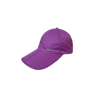 【Mountneer 山林】中性透氣抗UV折帽-紫色-11H08-89(防曬帽/機能帽/遮陽帽/休閒帽)