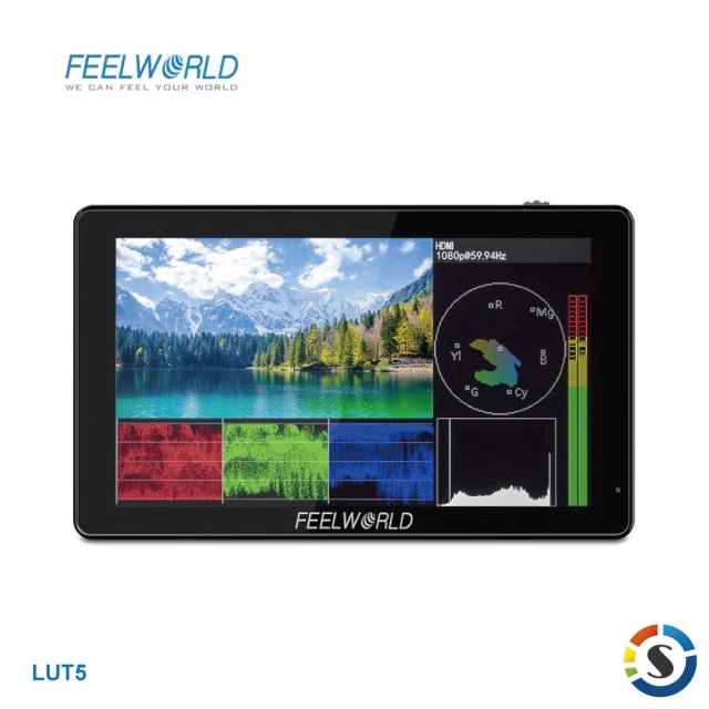 【FEELWORLD富威德】LUT5 4K攝影監視螢幕5.5吋(勝興公司貨)