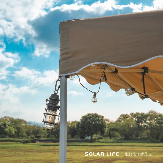 【索樂生活】Solar Life 頂級客廳帳遮陽防水頂布 速搭炊事帳篷配件(27秒帳客廳帳 速搭園遊會)