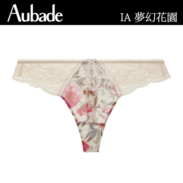 【Aubade】夢幻花園蕾絲丁褲-IA(牙白)