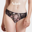 【Aubade】夢幻花園蕾絲三角褲-IA(黑)