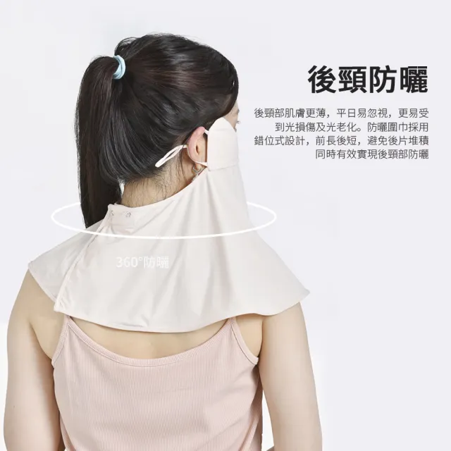 【kingkong】機車騎行防曬面罩 冰絲透氣口罩 護頸肩面罩(抗UPF50+)