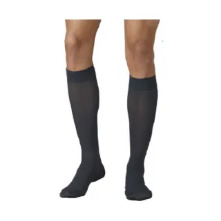 【海夫健康生活館】居家企業 CIZETA 健康小腿彈性襪 健康襪 ADD棉質 黑色 雙包裝(R5862)