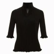 【SHOKAY】新桑然系列女式中袖套衫 - 黑(AW-SW-HV_NO)