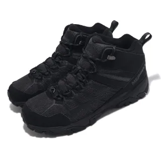 【MERRELL】越野鞋 Moab FST 3 Thermo Mid WP 男鞋 黑 黃金大底 襪套 防水 羊毛內裡(ML036413)