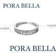 【Porabella】925純銀鋯石戒指 小眾私藏設計款 可調開口式 銀戒 Rings VIP尊榮包裝