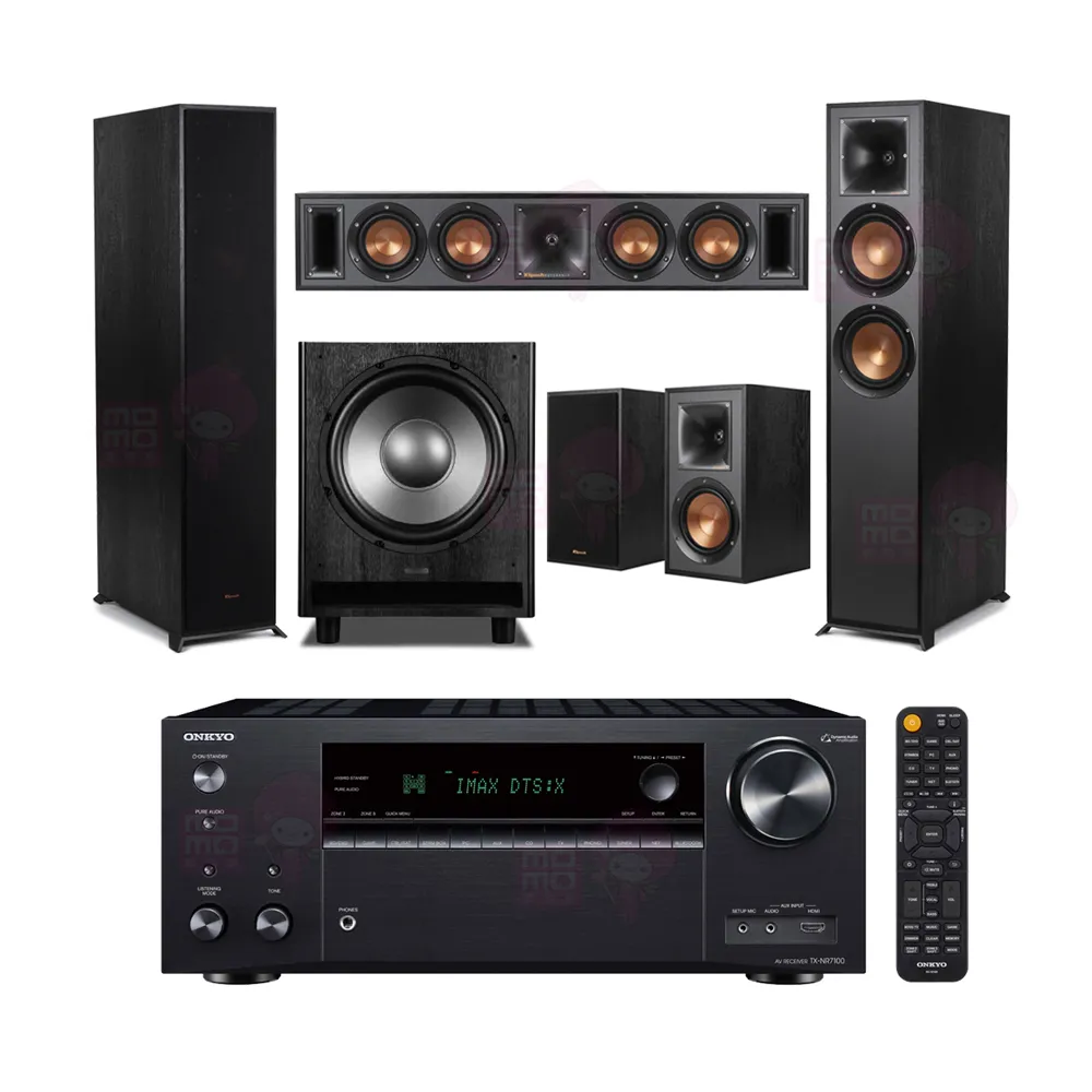 【ONKYO】TX-NR7100+R-625FA+R-34C+R-41M+MS-450(擴大機+主喇叭+中置+環繞+重低音)