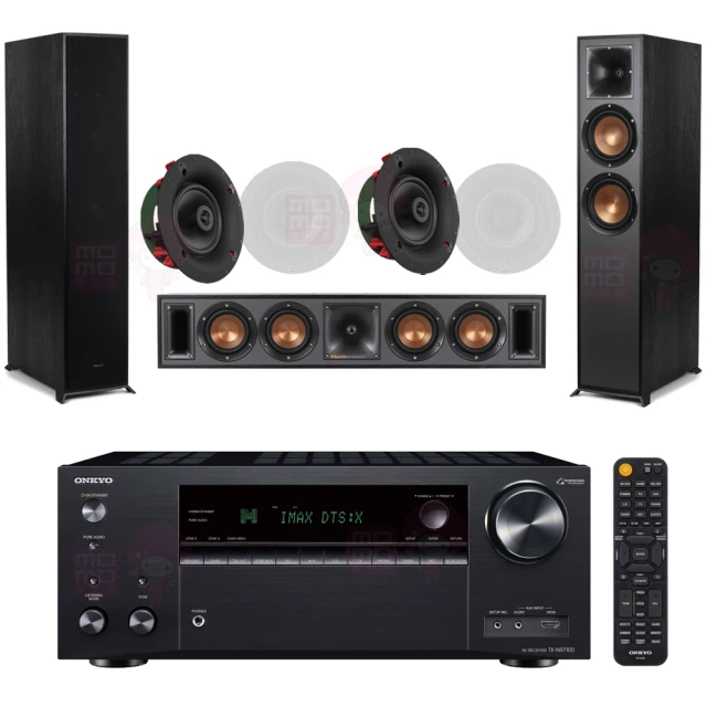 【ONKYO】TX-NR7100+R-625FA+R-34C+CS-16CII(擴大機+主喇叭+中置+崁入式喇叭二對)