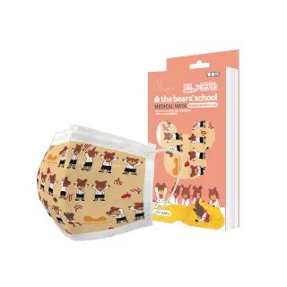【BioMask保盾】醫療口罩-小熊學校聯名款-麵包師傅-成人用-10片/盒(醫療級、雙鋼印、台灣製造)