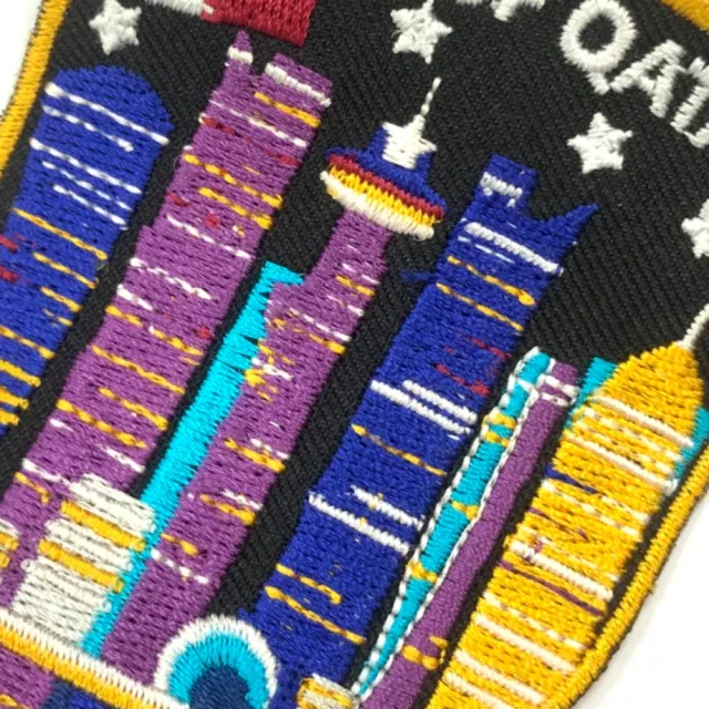 【A-ONE 匯旺】卡達 杜哈 夜景 波斯灣地標電繡刺繡布章 貼布 布標 燙貼 徽章 肩章 識別章(NO.361)