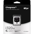 【Wise 裕拓】320G/GB 1700MB/S CFexpress Type B PRO 高速記憶卡(公司貨 CFX-B320P 適用Z9 1DX3 D6)