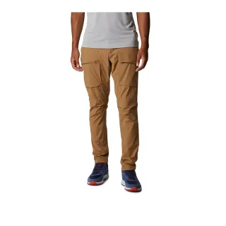【Columbia 哥倫比亞 官方旗艦】男款-Omni-Shade潑彈性長褲-棕色(UAE59880BN / 2022年春夏商品)