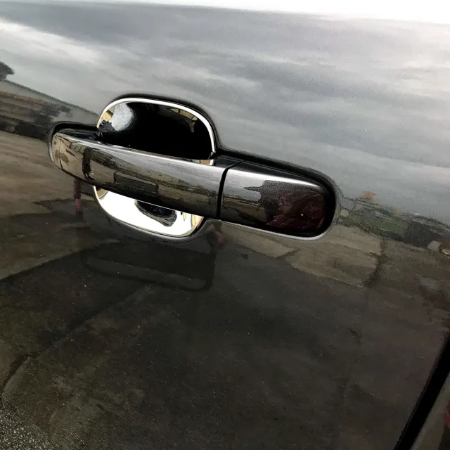【IDFR】Ford 福特 Ranger 2018~on 鍍鉻銀 車門防刮門碗 內襯保護貼片(防刮門碗 內碗 內襯 門拉手貼片)