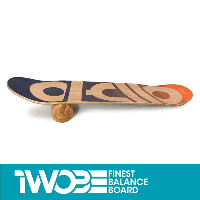 【法國TWOB】平衡訓練板 火星橘(核心訓練 瑜珈 健身 平衡感 滑板)