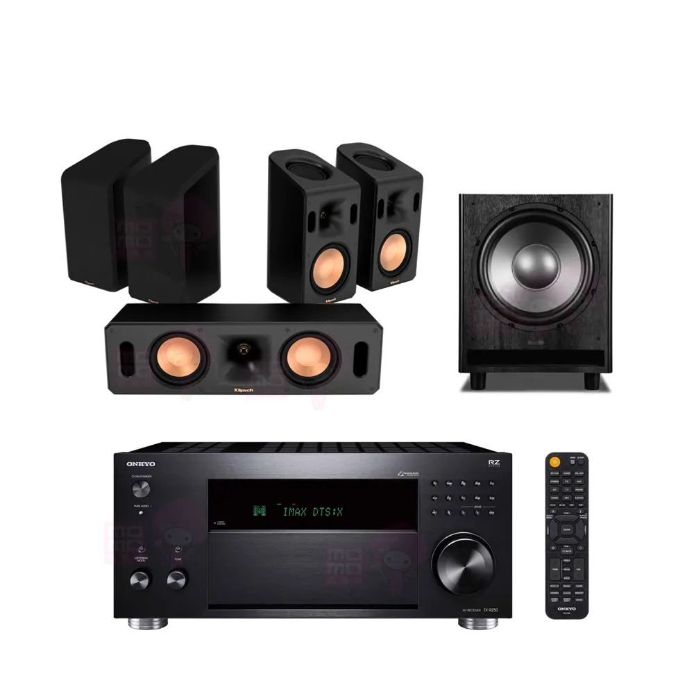 【ONKYO】TX-RZ50+RCS 5.0.4+MS-450(9.2聲道A/V 環繞擴大機+古力奇 杜比全景聲喇叭組+重低音)