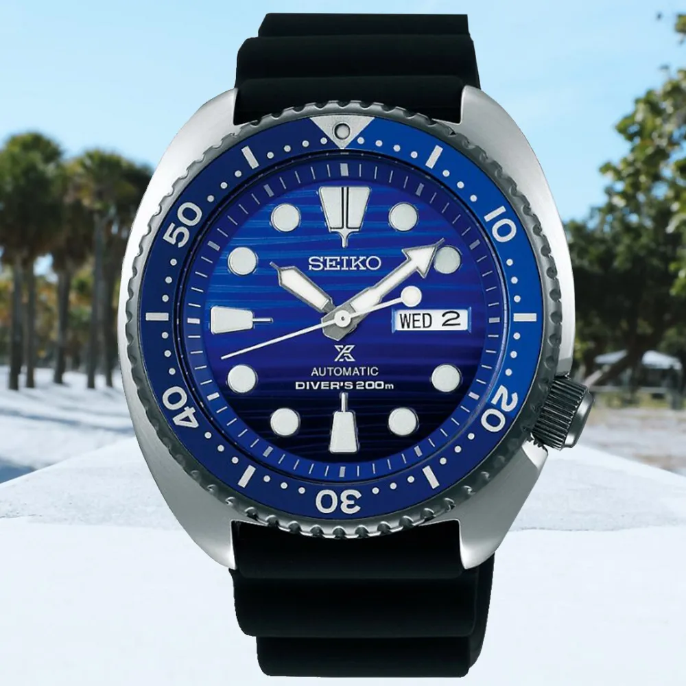 【SEIKO 精工】PROSPEX系列 DIVER SCUBA 防水200米 潛水機械腕錶 禮物推薦 畢業禮物(SRPC91J1/4R36-05H0A)