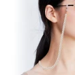【City Diamond 引雅】天然扁圓珍珠 時尚眼鏡鍊 眼鏡鏈(手作設計系列)