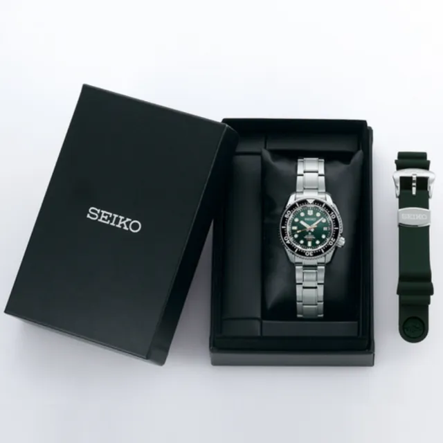 【SEIKO 精工】創業140周年紀念款 陶瓷錶圈 潛水機械腕錶   禮物推薦 畢業禮物(SLA047J1/8L35-01E0G)