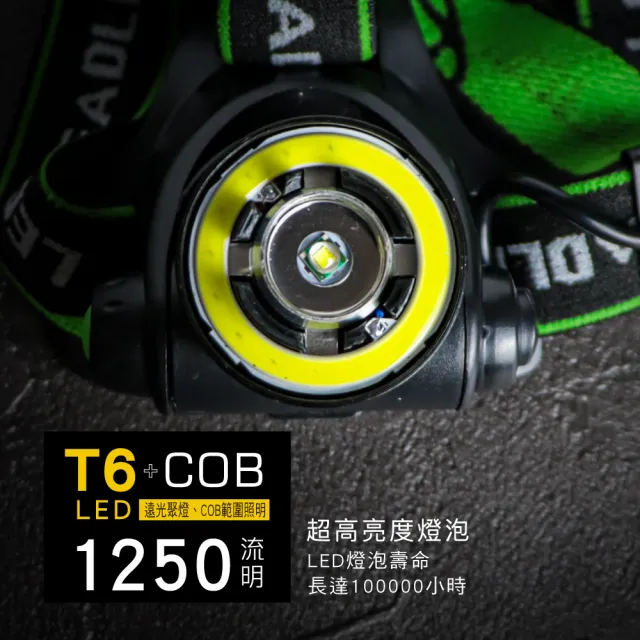 【KINYO】USB充電式高亮度頭燈(LED-721)