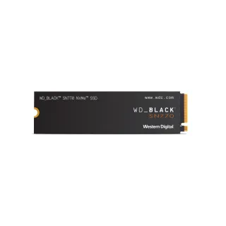 【WD 威騰】黑標 SN770 2TB M.2 NVMe PCIe Gen4 固態硬碟(WDS200T3X0E)