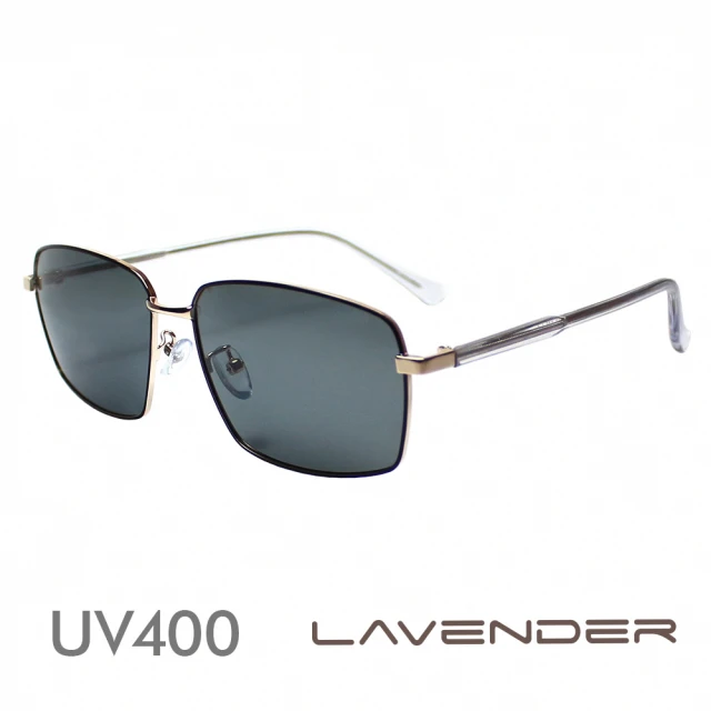 【Lavender】紳士混框 魔法灰 J3227 C3(偏光太陽眼鏡)