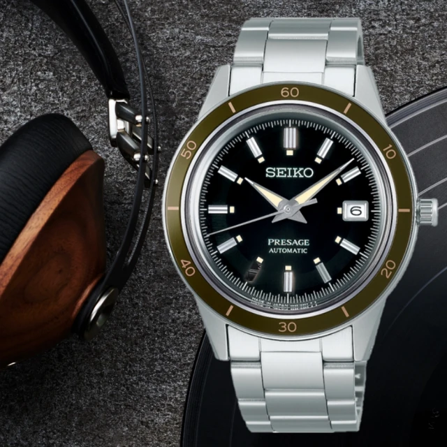 【SEIKO 精工】Presage系列 Style60’s 復古風 機械腕錶  SK044 禮物推薦 畢業禮物(SRPG07J1/4R35-05A0G)