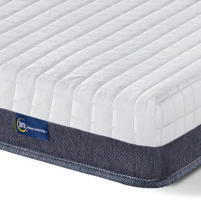 【Serta 美國舒達床墊】SleepTrue 費爾班克斯Hybrid 薄型獨立筒床墊-標準雙人5x6.2尺(舒適涼感設計)