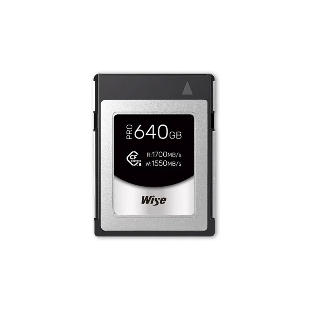 【Wise 裕拓】640GB CFexpress Type B PRO記憶卡(公司貨)