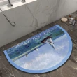 【帕斯特地墊】油畫款-快速吸水防滑加厚硅藻土軟式地墊 浴室廁所 廚房 腳踏墊(地墊)