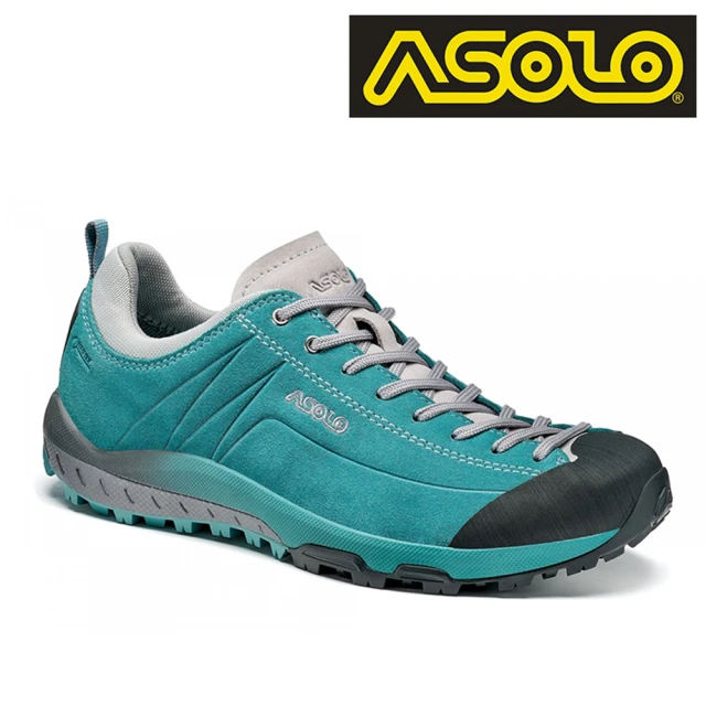 【ASOLO】女款 GTX 低筒輕量健走鞋 Space GV A40505/A596(防水透氣、輕便、黃金大底、休閒)