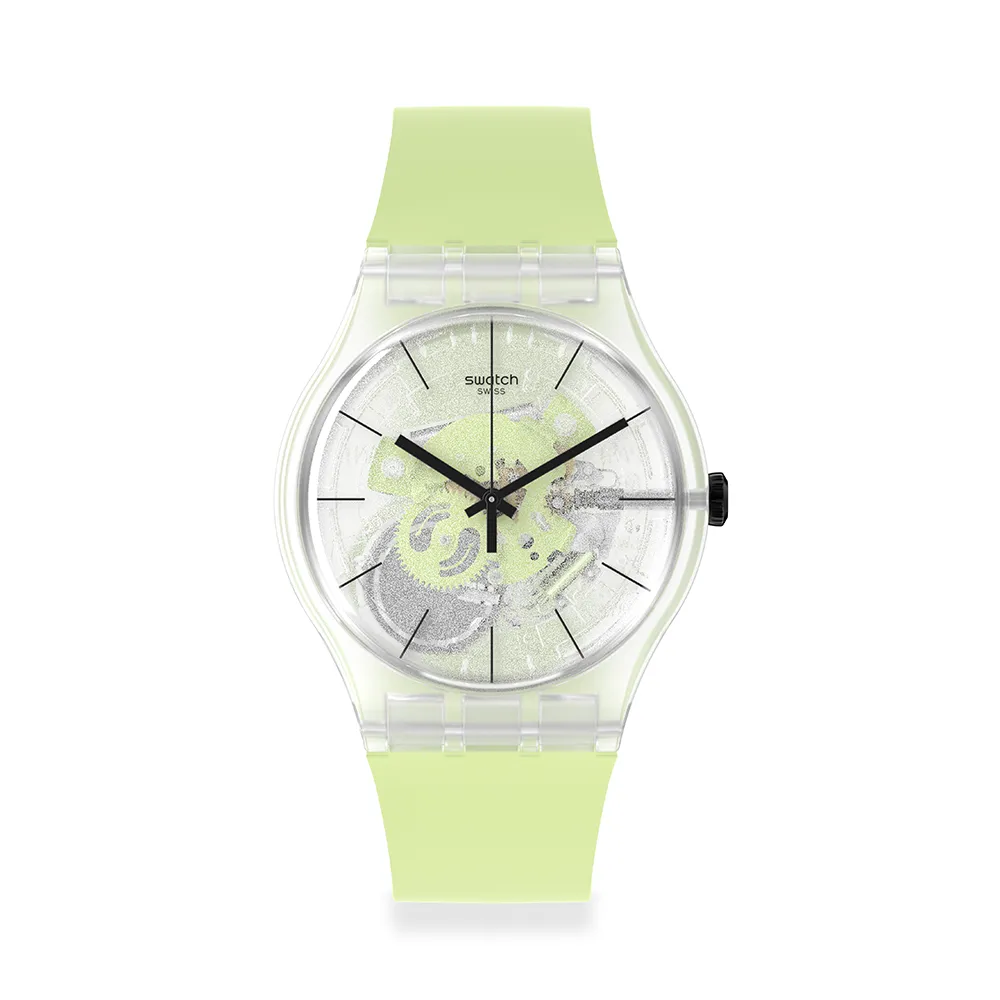 【SWATCH】New Gent 原創系列手錶GREEN DAZE 春意盎然 瑞士錶 錶(41mm)