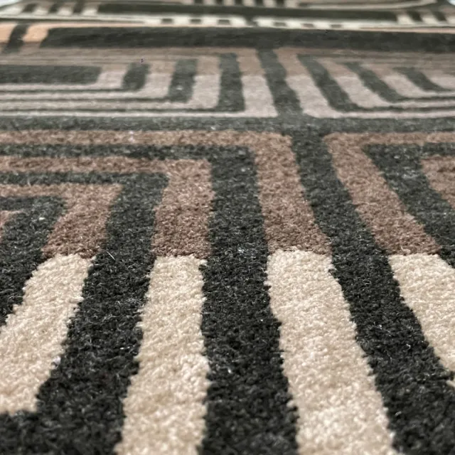 【山德力】ESPRIT羊毛地毯-西亞 70X140CM(客廳 書房 腳踏墊 床邊毯 輕古典線條)
