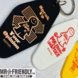 【DAIKANYAMA SELECTION】MR.FRIENDLY可愛印花矽膠鑰匙圈(6065/鑰匙圈/吊飾/復古風)