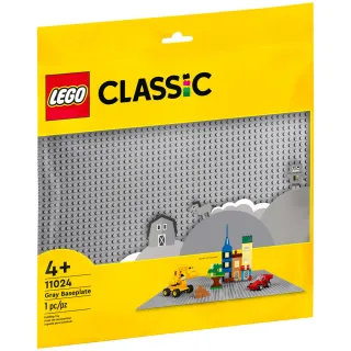 【LEGO 樂高】LT11024 Classic 經典基本顆粒系列 - 灰色底板(單片裝)